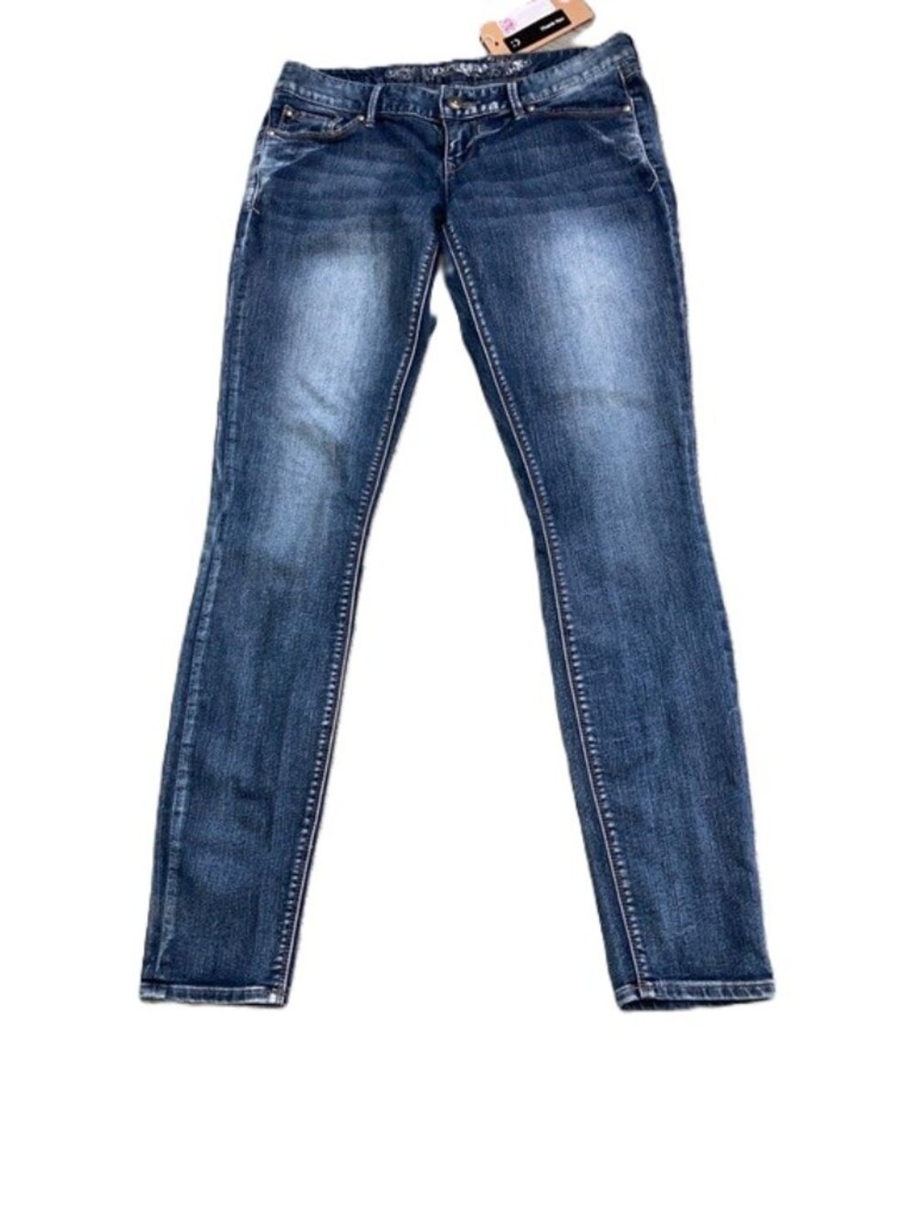 EXPRESS Jeans Denim Blue Jean Legging ZELDA Slim Fit Ultra Low Rise 6R